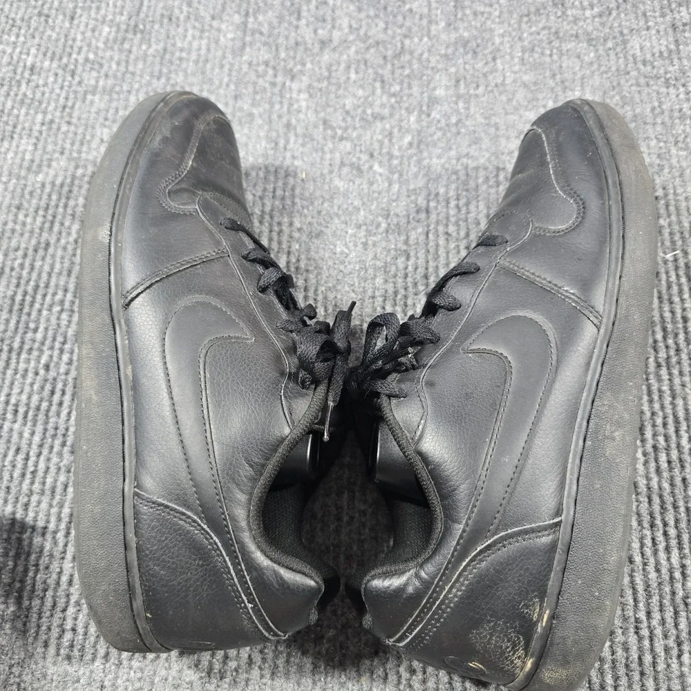 Nike Ebernon Low Triple Black Mens Size 12‎ Athletic Basketball Shoes Sneakers